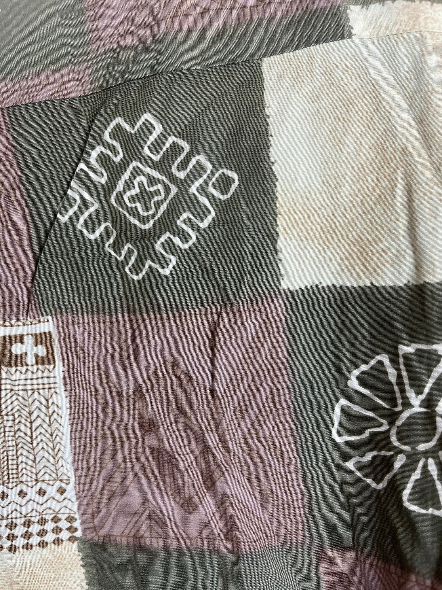 Vintage Crazy Pattern Hemd (S)