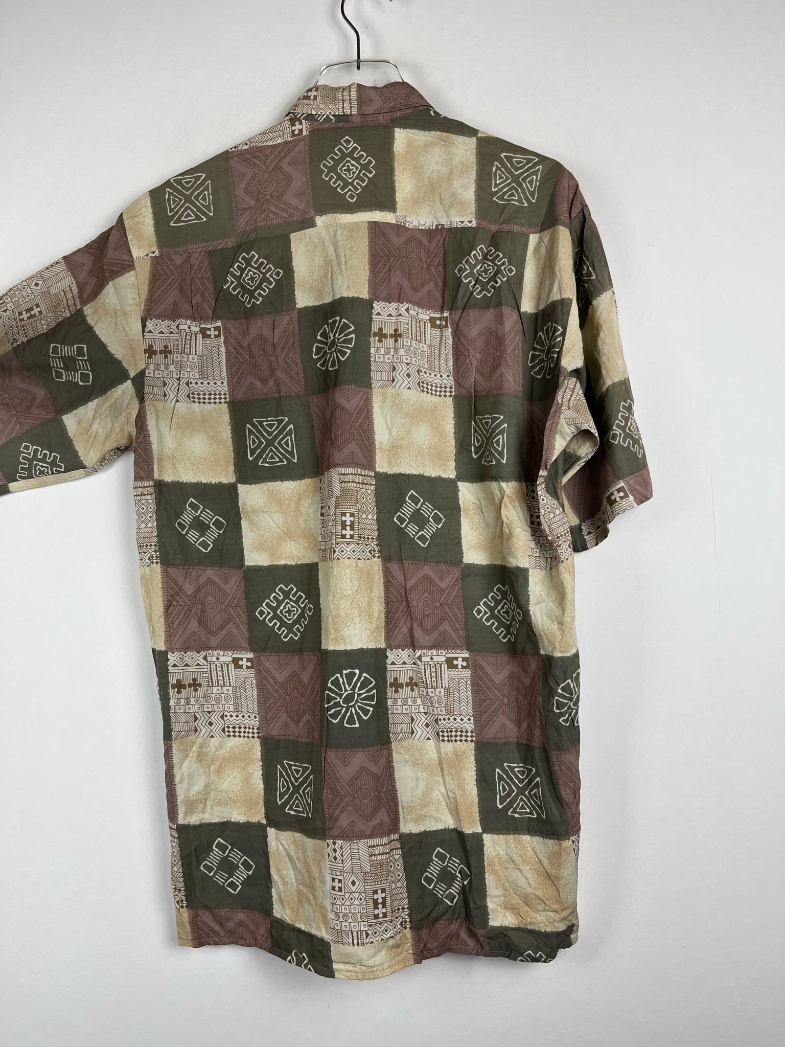 Vintage Crazy Pattern Hemd (S)