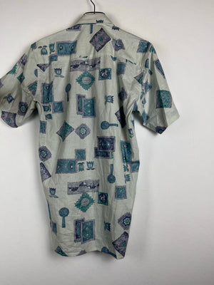 Vintage Crazy Pattern Hemd (S)