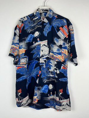 Vintage Crazy Pattern Hemd (S)