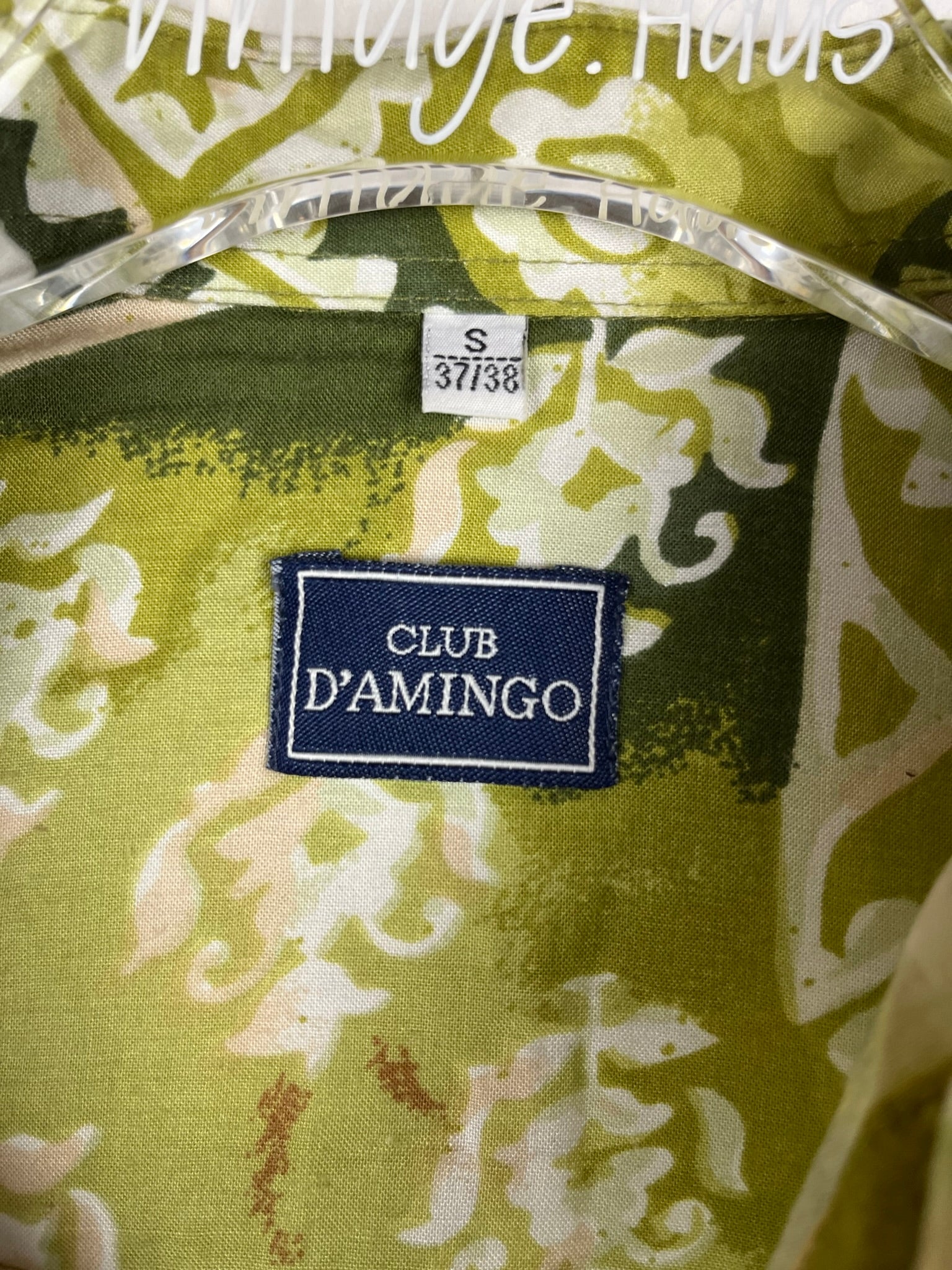 Vintage Crazy Pattern Hemd (S)
