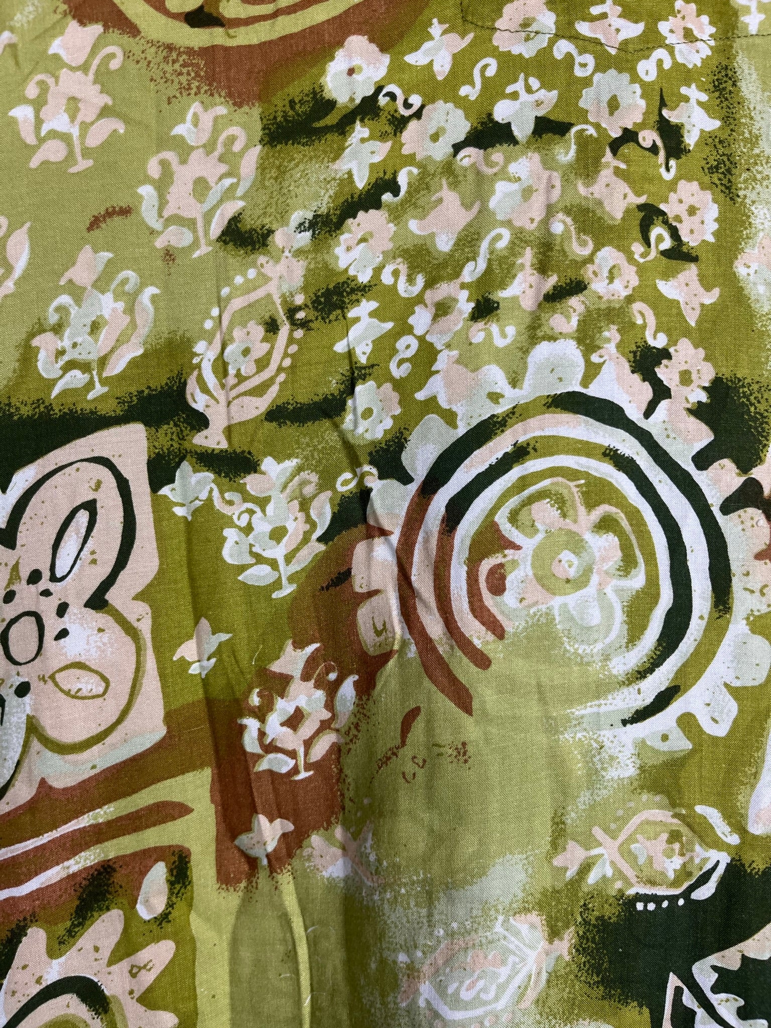Vintage Crazy Pattern Hemd (S)
