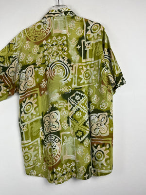 Vintage Crazy Pattern Hemd (S)