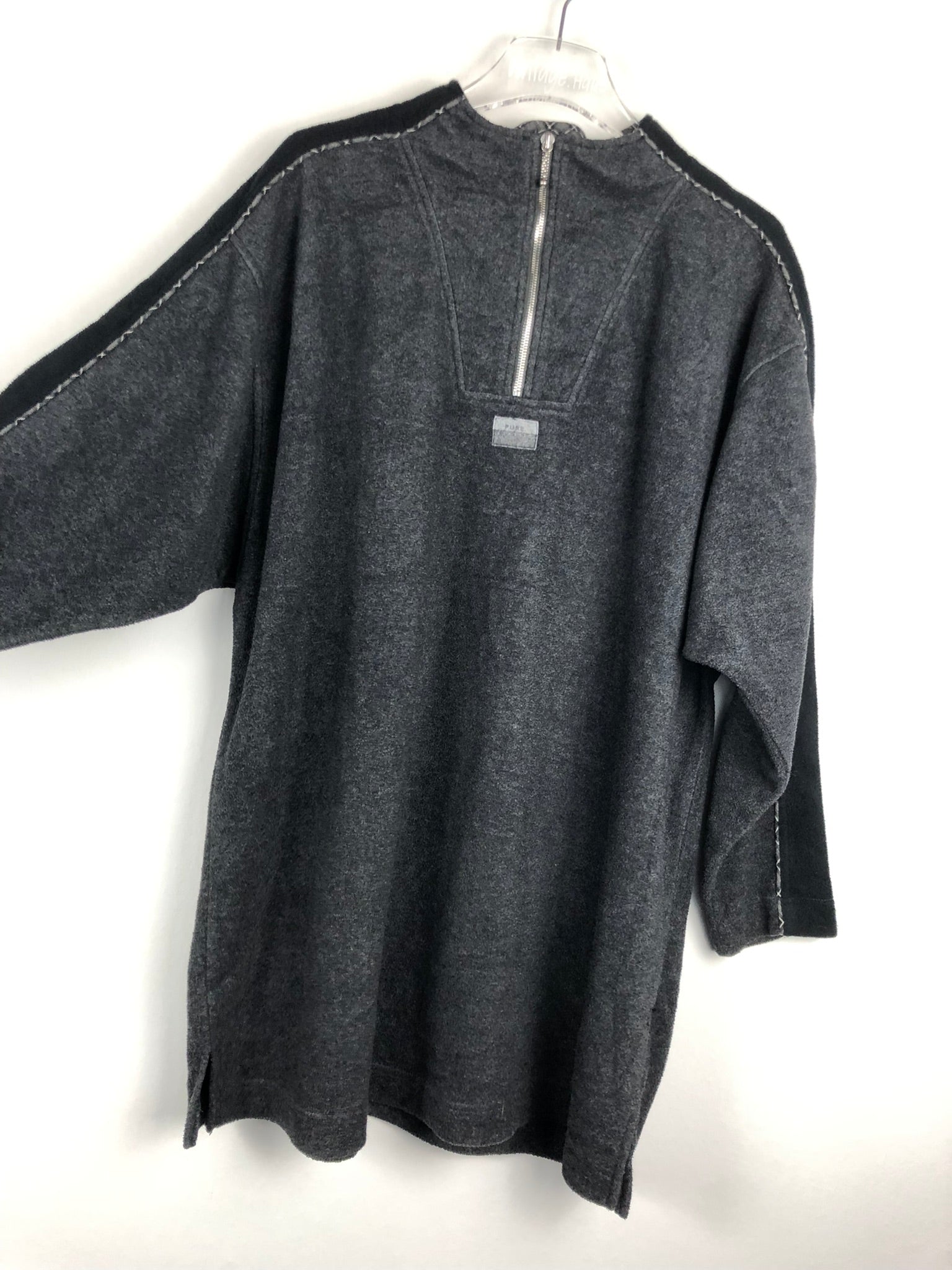 Vintage Fleece Half-Zip Sweater (L)