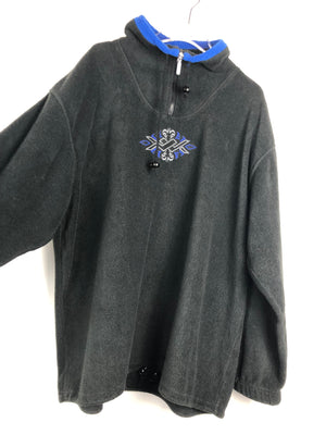 Vintage Fleece Half-Zip Sweater (XL)