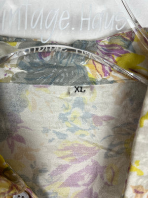 Vintage Crazy Pattern Hemd (L)
