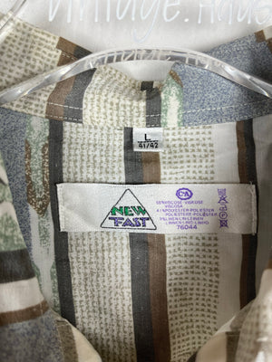 Vintage Crazy Pattern Hemd (M)
