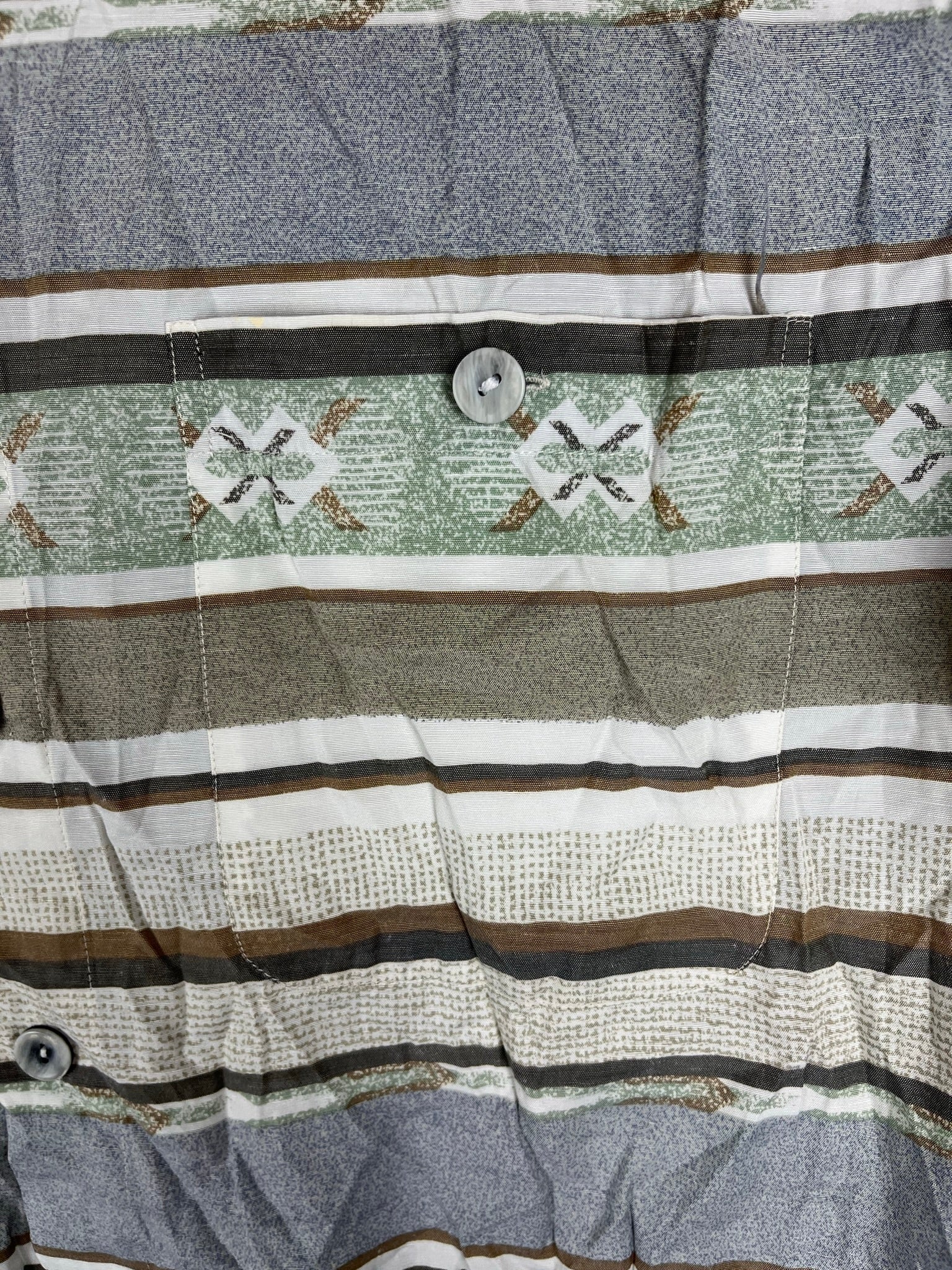 Vintage Crazy Pattern Hemd (M)