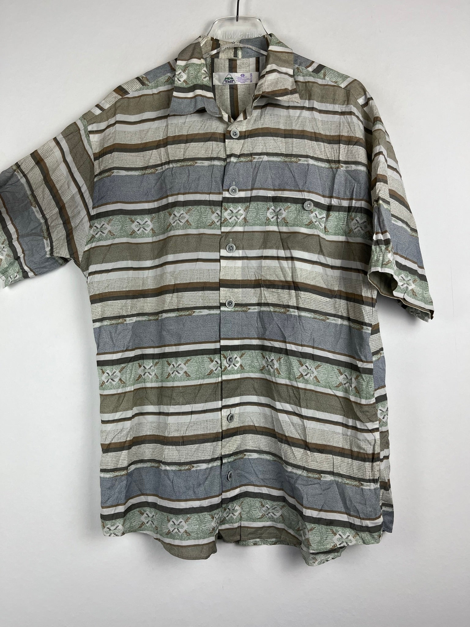 Vintage Crazy Pattern Hemd (M)