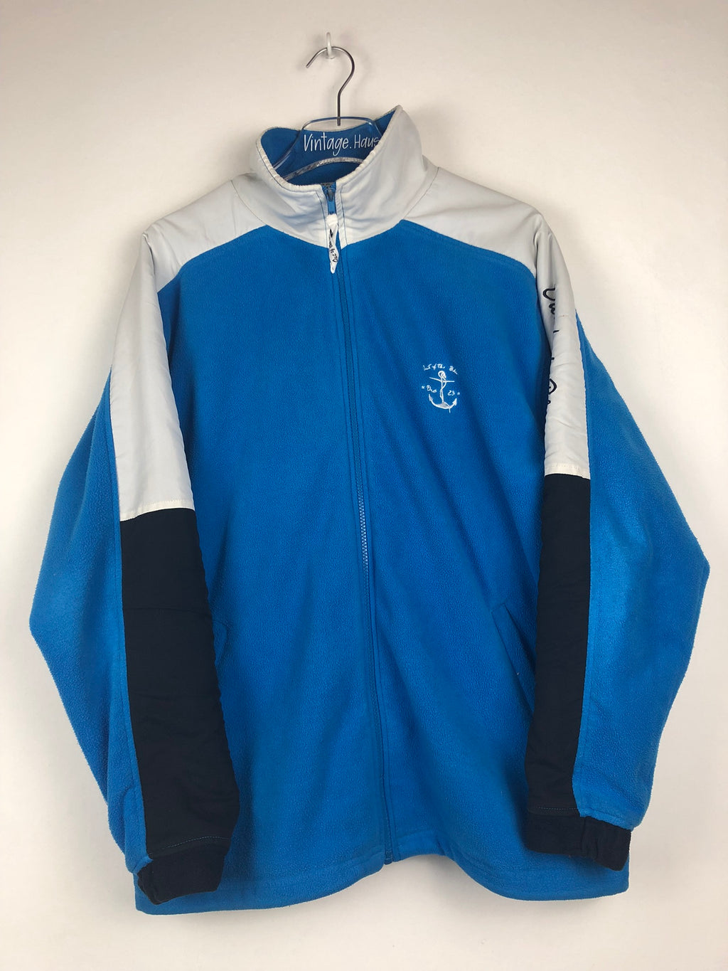 Vintage Fleece Sweatshirtjacke (M)
