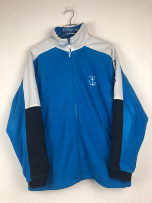 Vintage Fleece Sweatshirtjacke (M)
