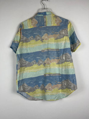 Vintage Crazy Pattern Hemd (S)