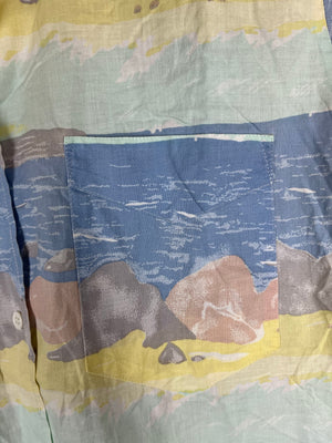 Vintage Crazy Pattern Hemd (S)