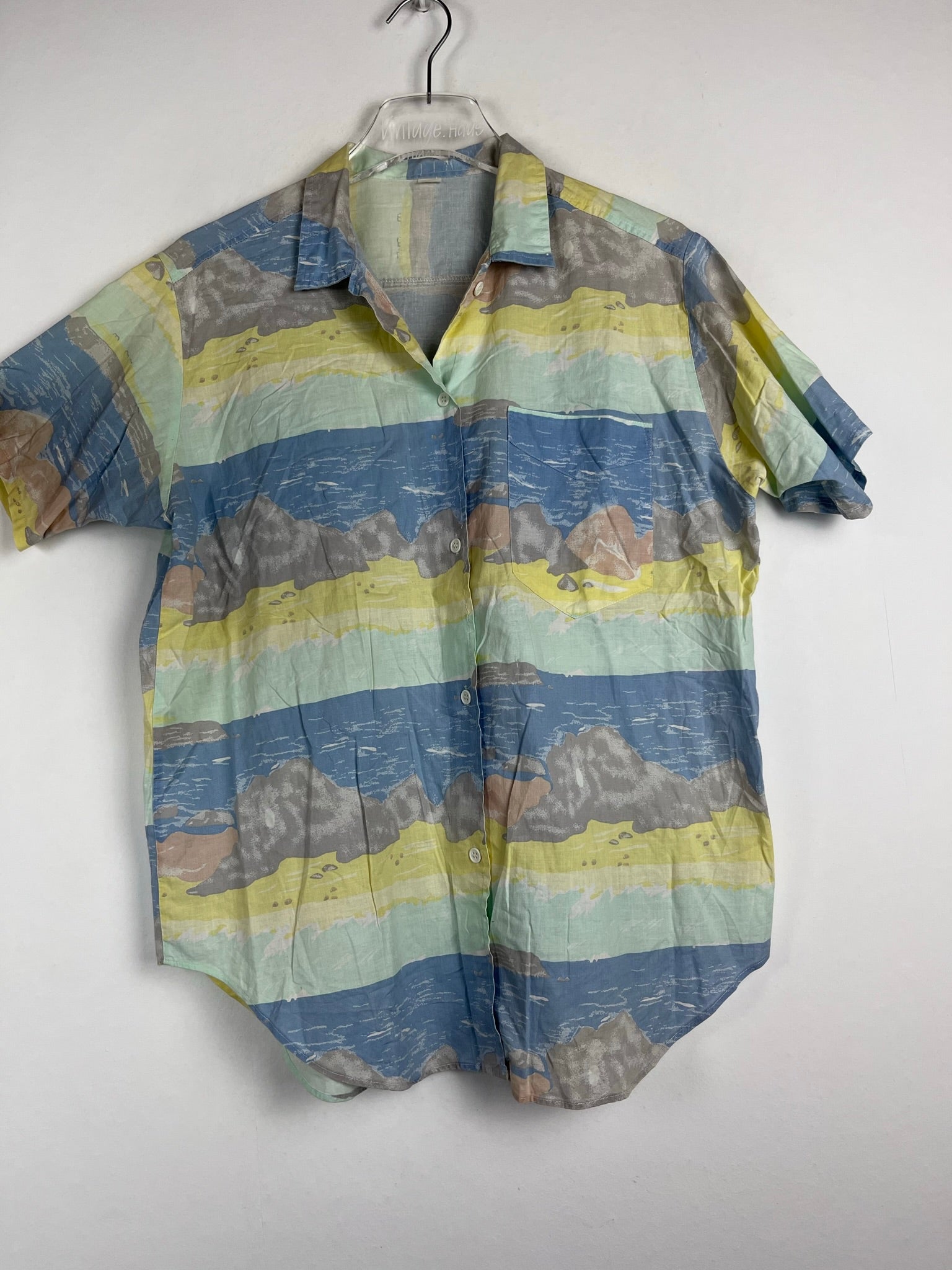 Vintage Crazy Pattern Hemd (S)