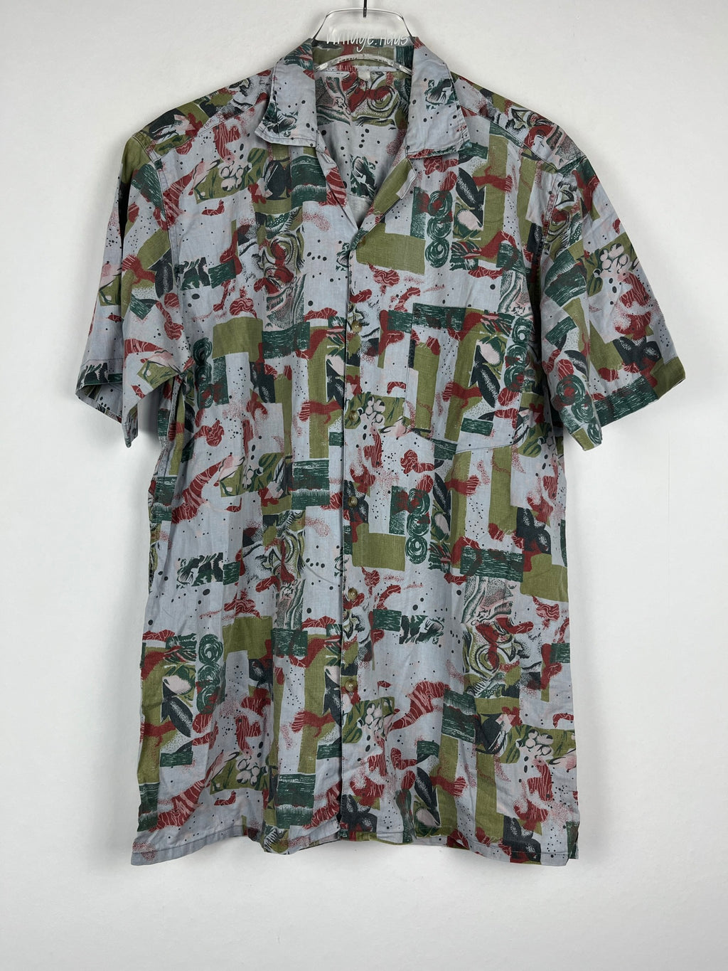 Vintage Crazy Pattern Hemd (S)