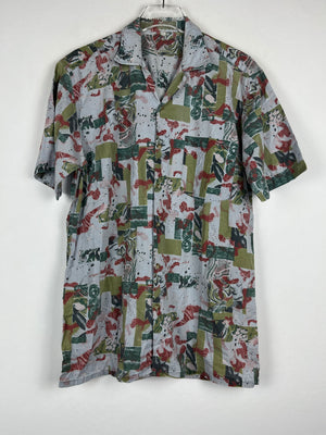 Vintage Crazy Pattern Hemd (S)