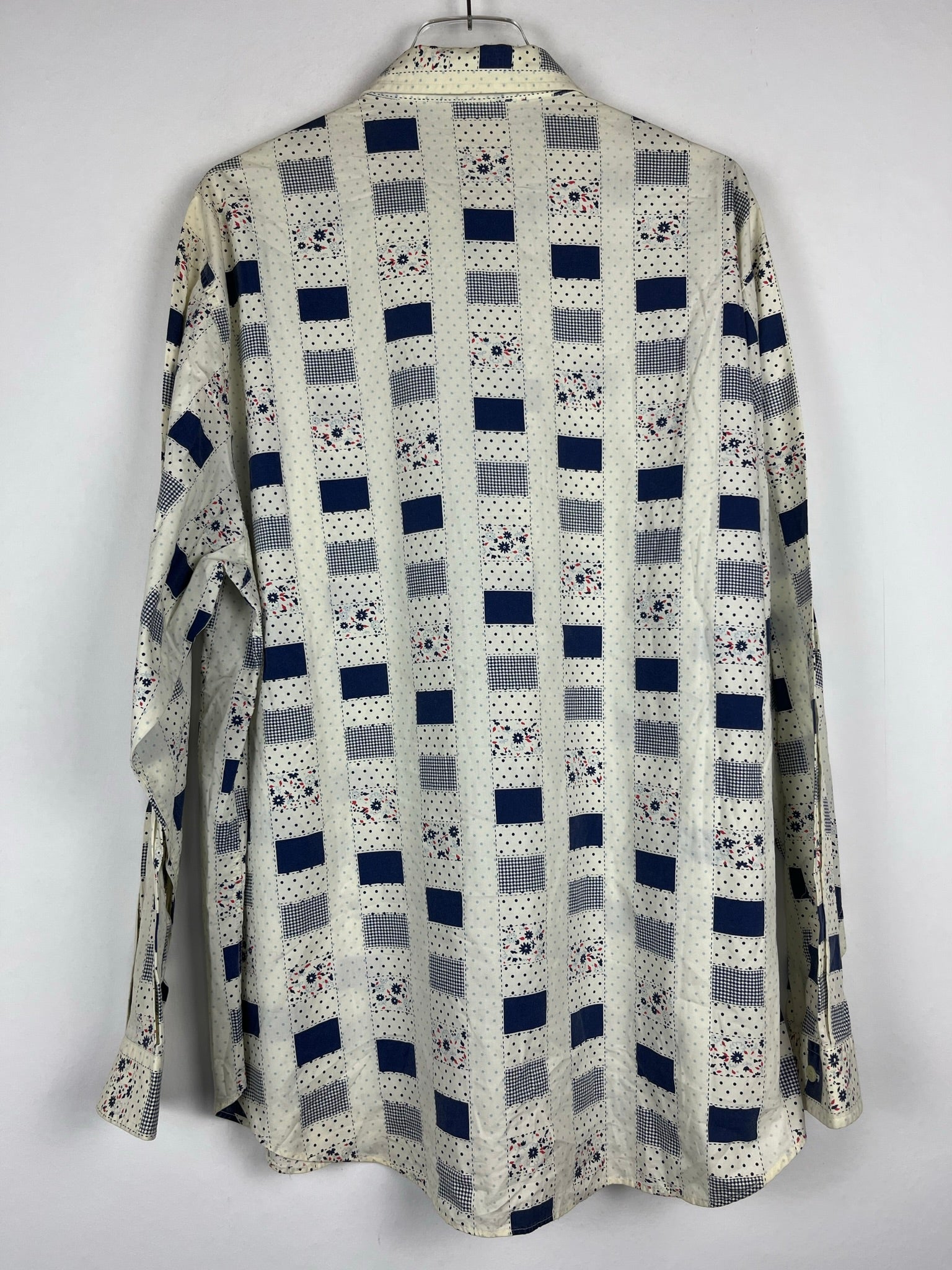 Vintage Crazy Pattern Hemd (L)