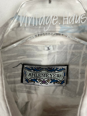 Vintage Crazy Pattern Hemd (L)