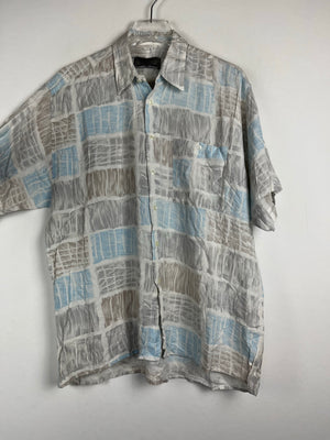 Vintage Crazy Pattern Hemd (L)