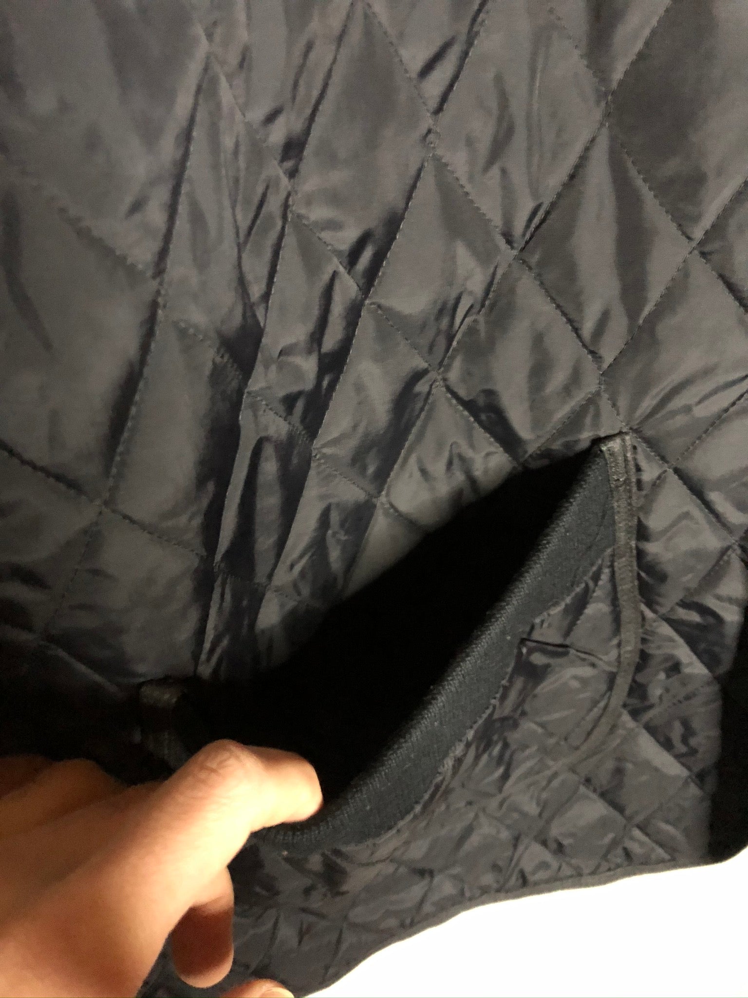 Vintage Adidas Streetball Steppjacke mit Lederapplikation (L)