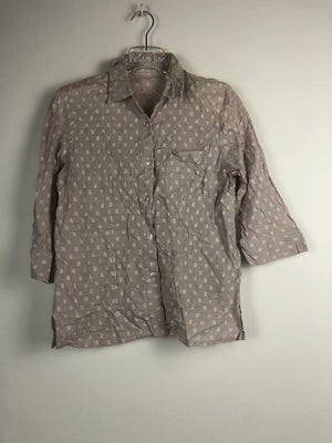 Vintage Bluse mit Schulterpolster (M)