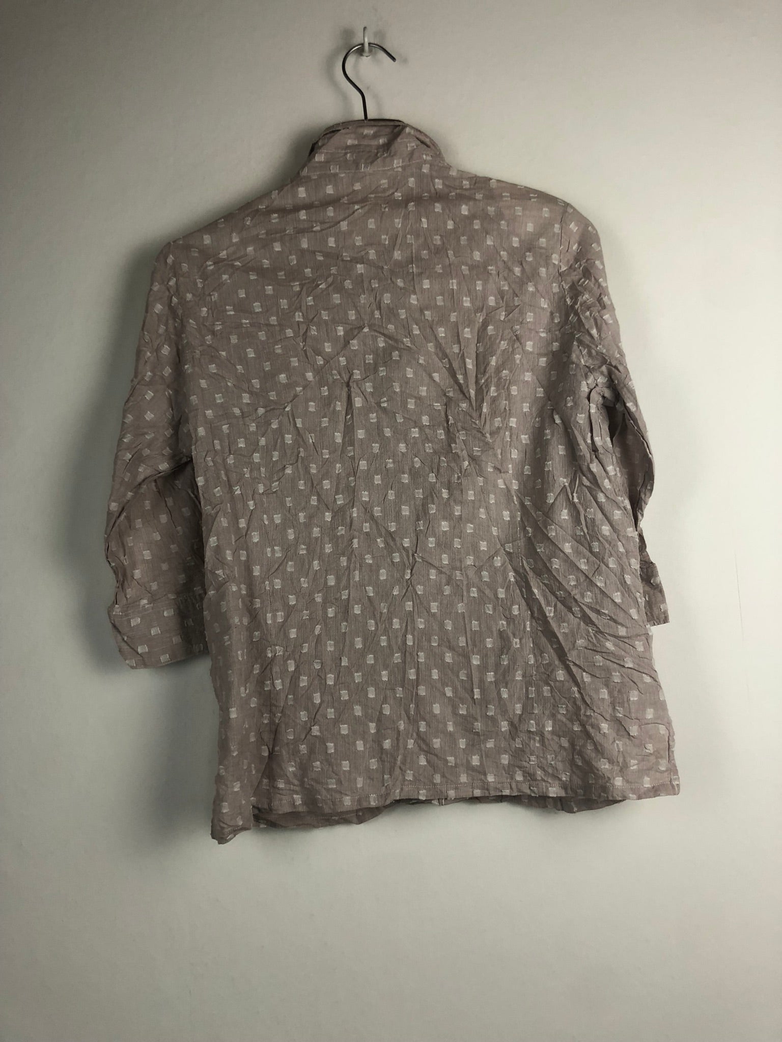 Vintage Bluse mit Schulterpolster (M)