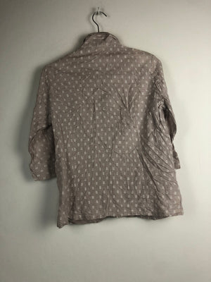 Vintage Bluse mit Schulterpolster (M)
