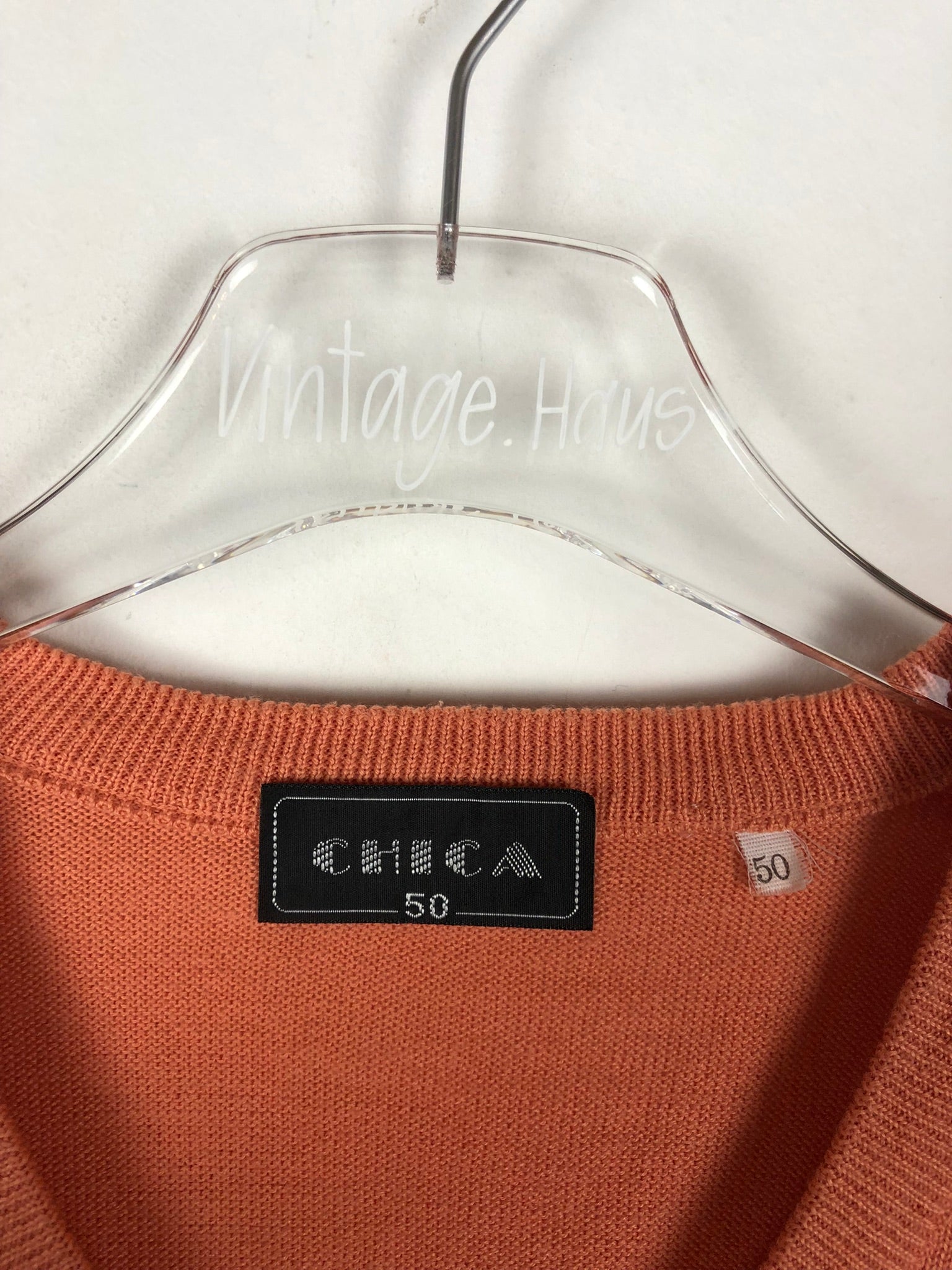 Vintage V-Neck Sweater (M)
