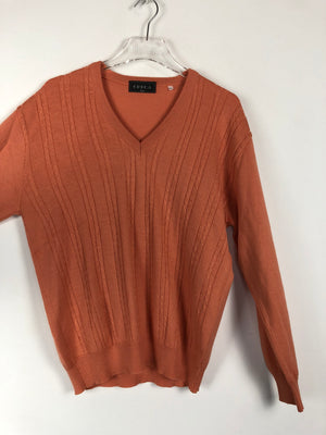 Vintage V-Neck Sweater (M)