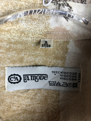 Vintage Crazy Pattern Hemd (S)