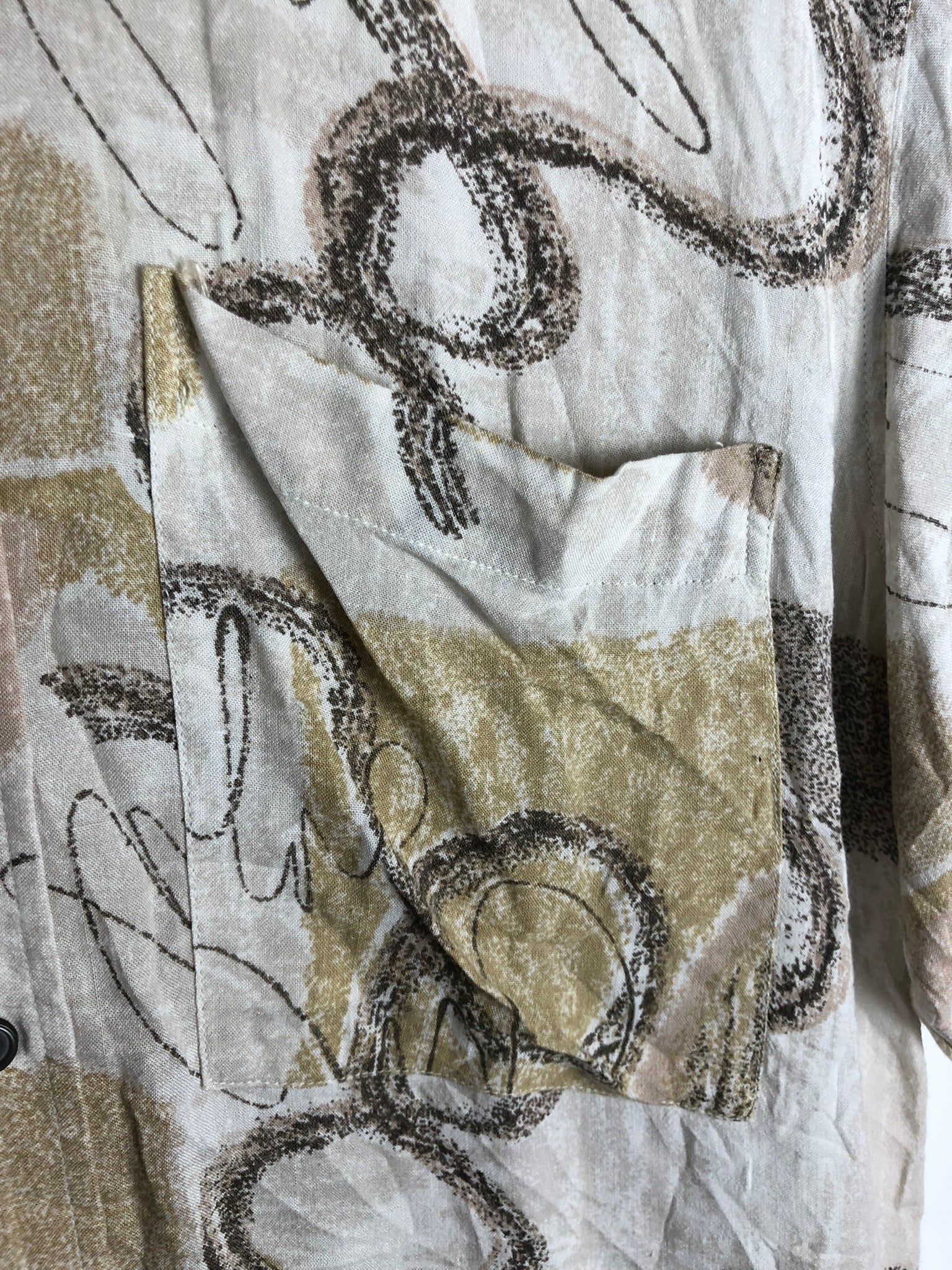 Vintage Crazy Pattern Hemd (S)