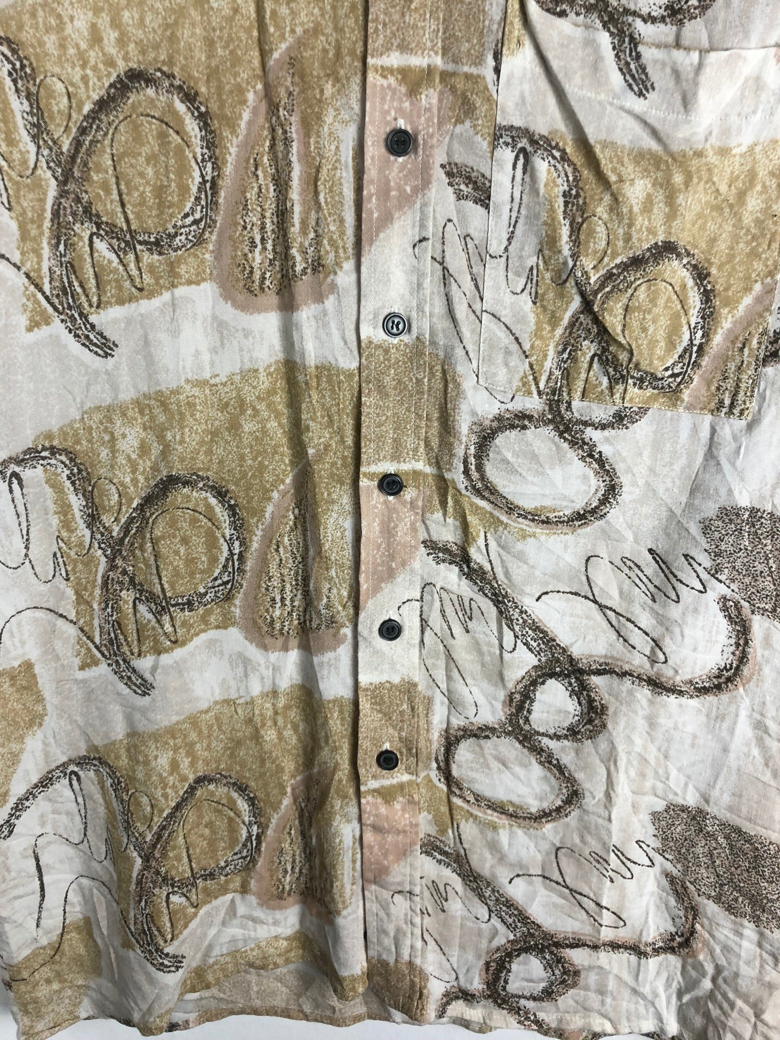 Vintage Crazy Pattern Hemd (S)