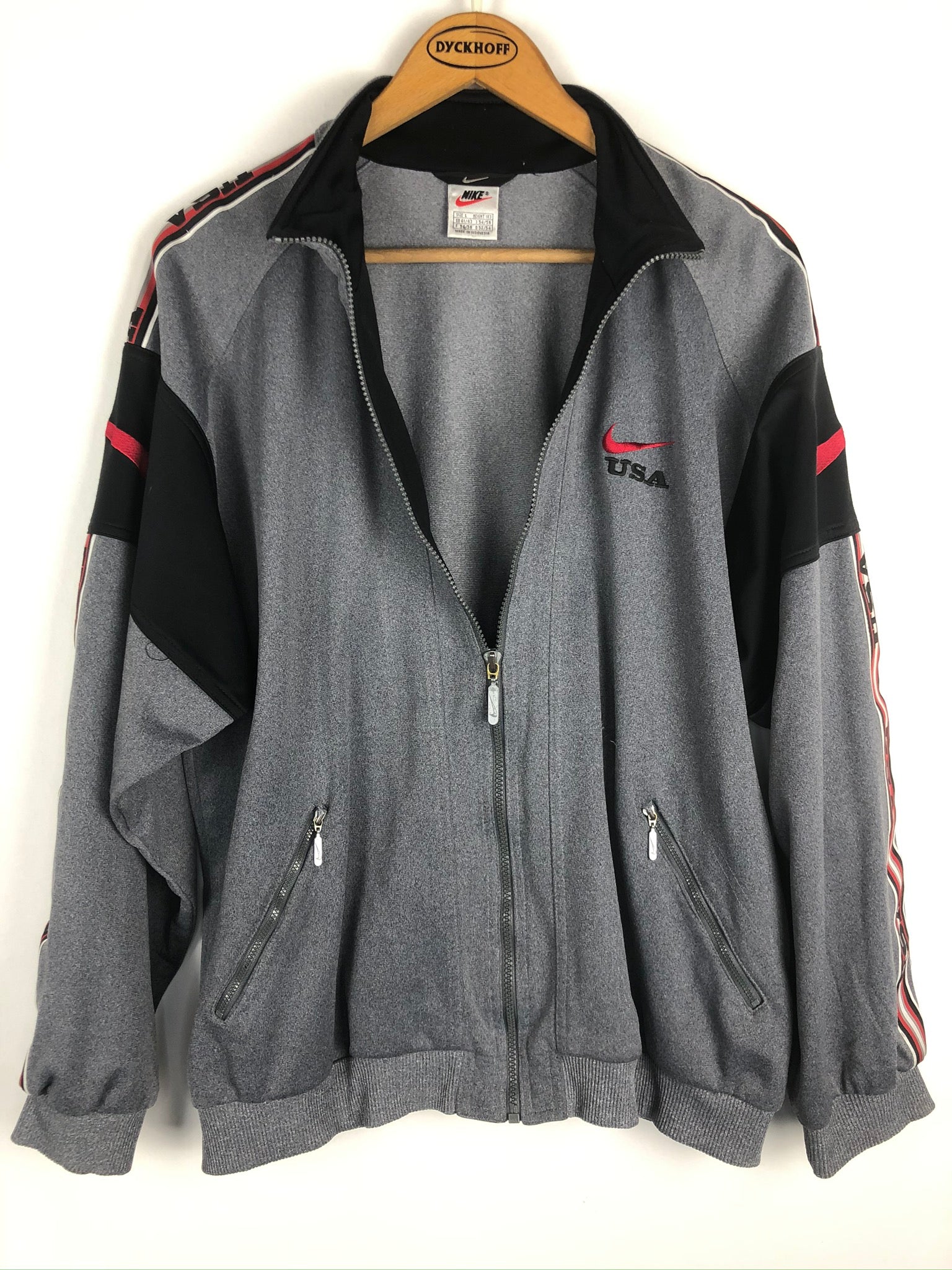 Vintage Nike USA Sweatshirtjacke (L)