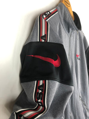 Vintage Nike USA Sweatshirtjacke (L)