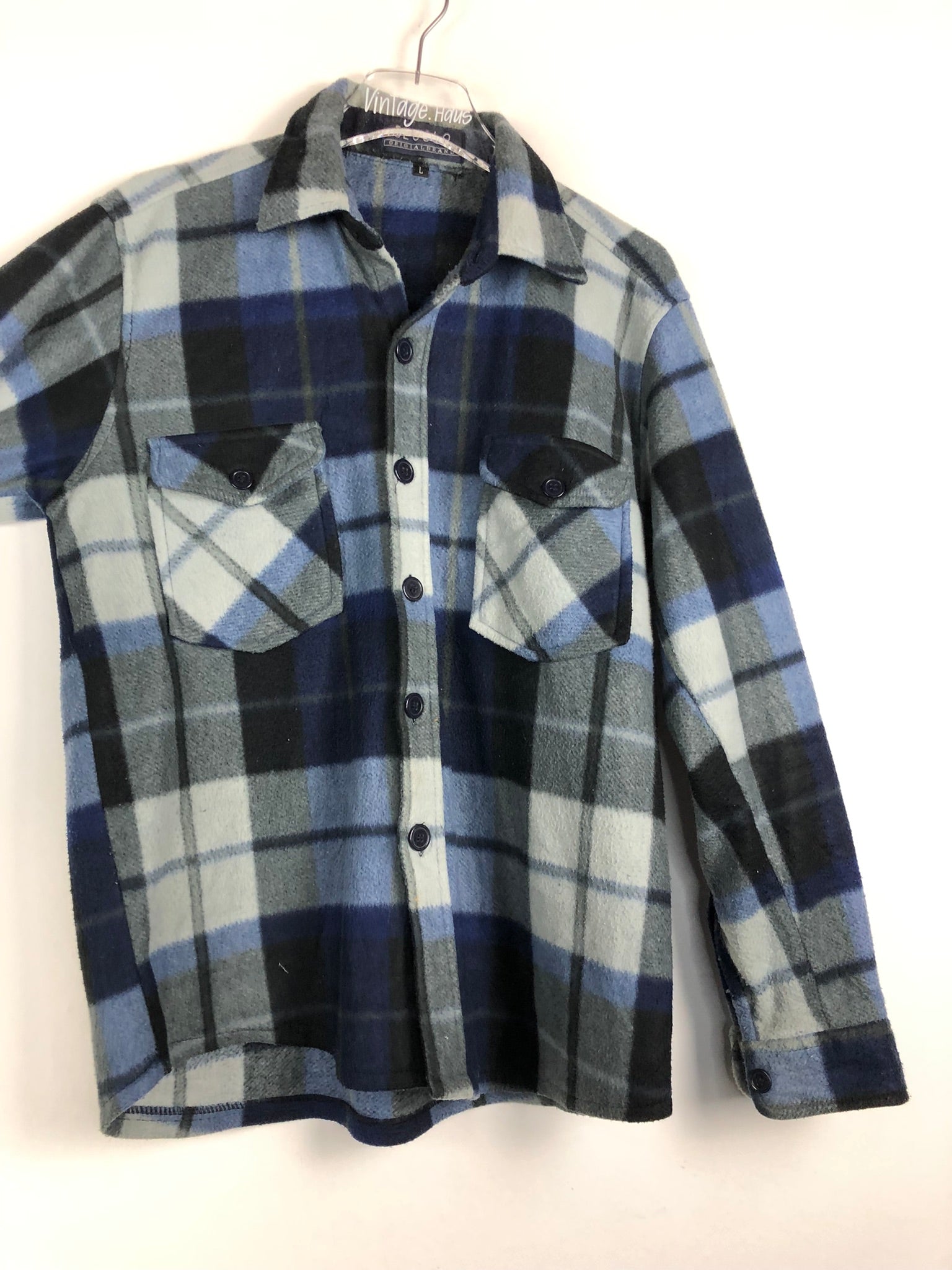 Vintage Fleece Hemd (M-L)