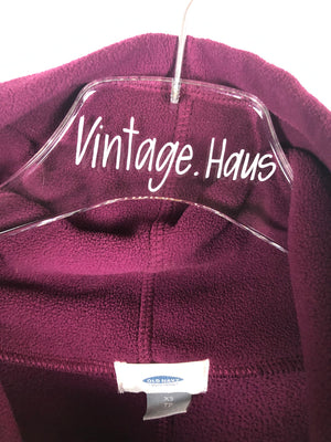 Vintage Fleece Schlauchkragen Sweater (XS)
