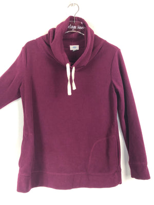 Vintage Fleece Schlauchkragen Sweater (XS)