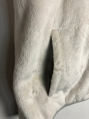 Vintage Teddy Fleece Sweatshirtjacke (S)