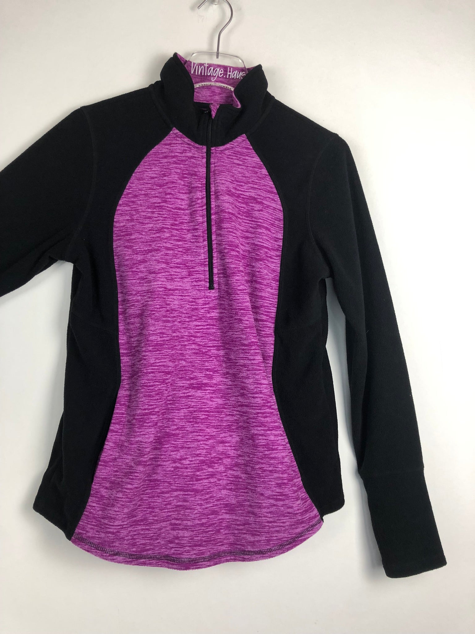 Vintage Fleece Sweatshirtjacke (S)