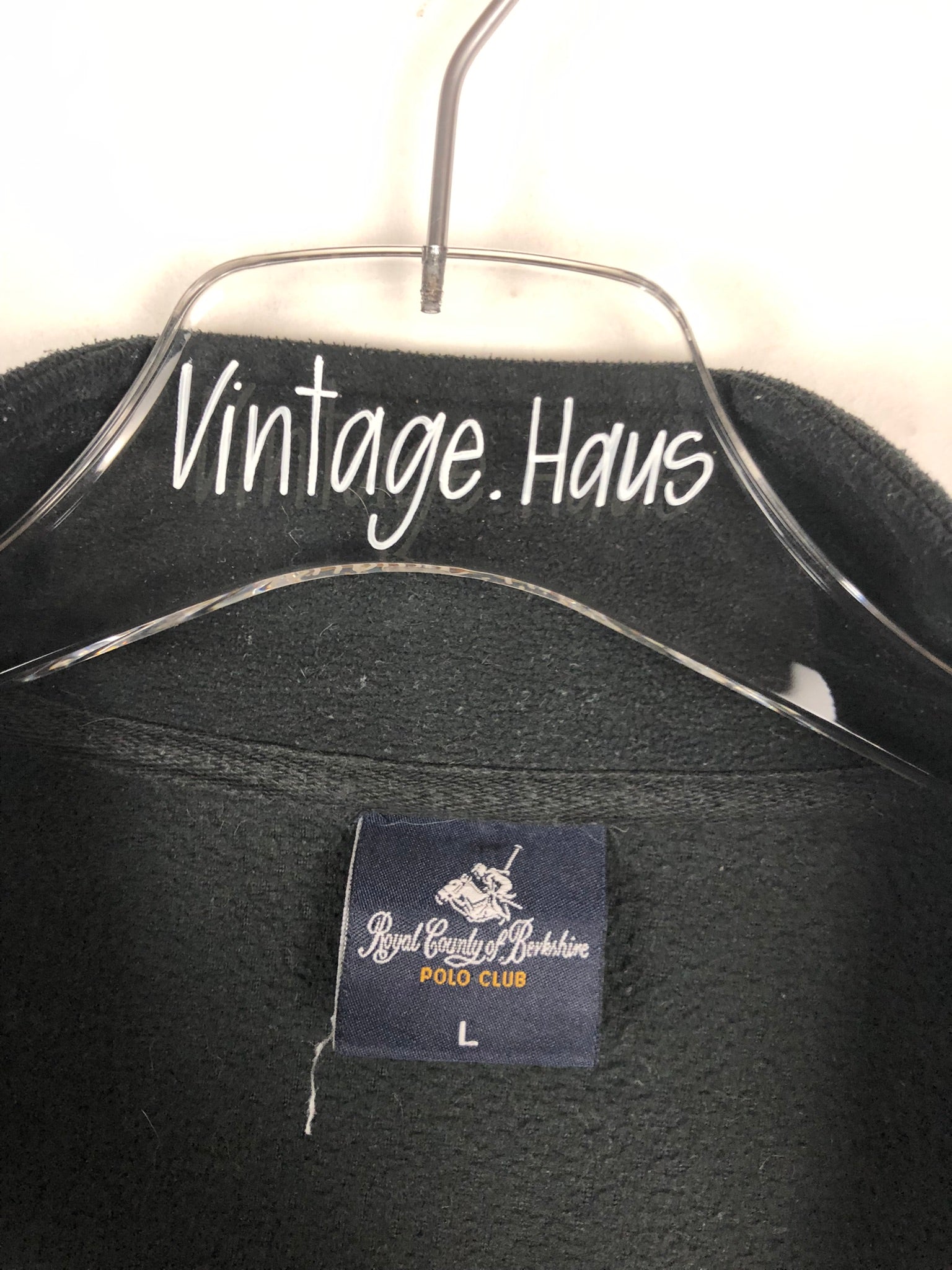Vintage Fleece Sweatshirtjacke (S)
