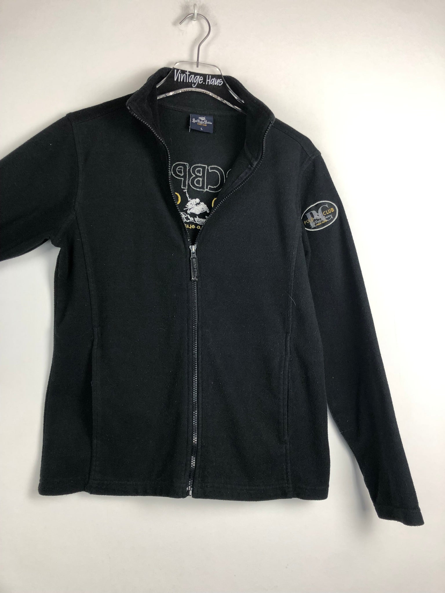 Vintage Fleece Sweatshirtjacke (S)