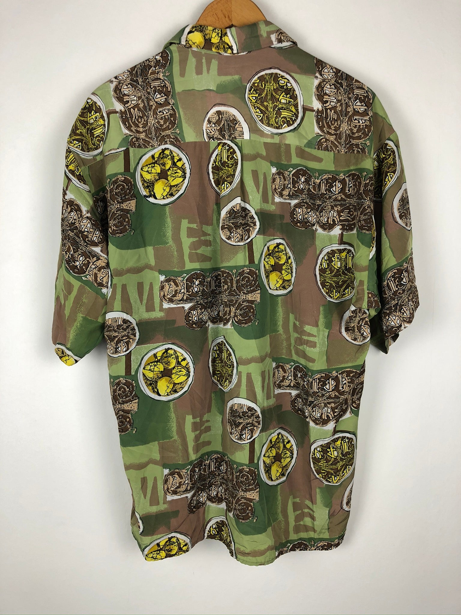 Vintage Crazy Pattern Hemd (L)