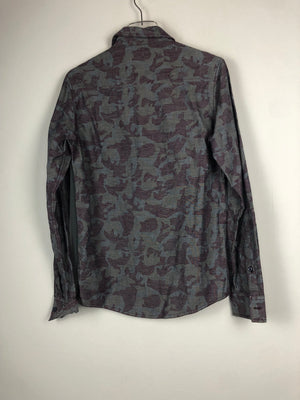 Vintage Crazy Pattern Hemd (XS)
