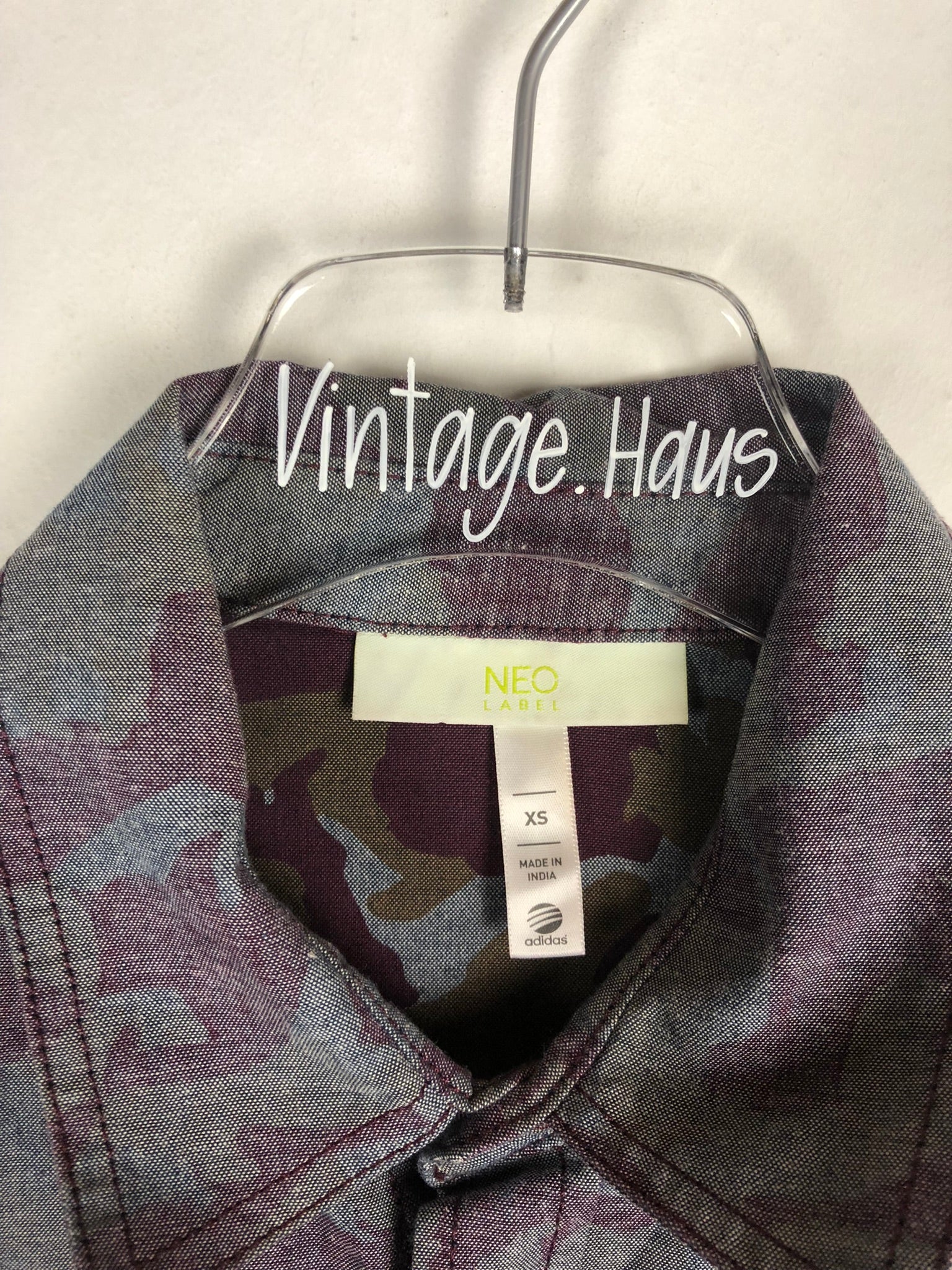 Vintage Crazy Pattern Hemd (XS)