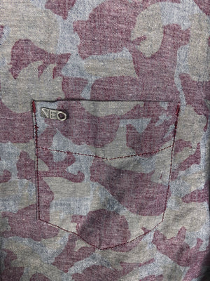 Vintage Crazy Pattern Hemd (XS)