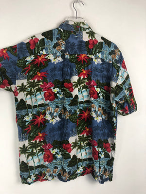 Vintage Crazy Pattern Hemd (M)