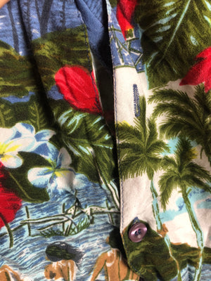 Vintage Crazy Pattern Hemd (M)