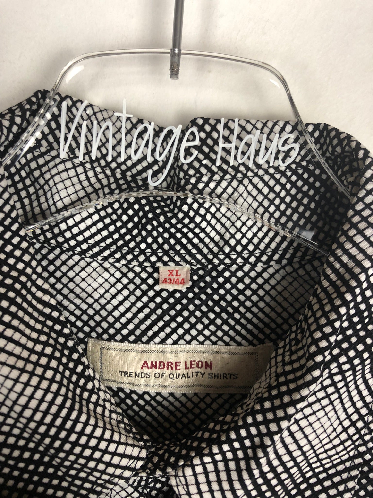 Vintage Crazy Pattern Hemd (L)