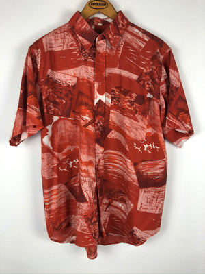 Vintage Crazy Pattern Hemd (L)