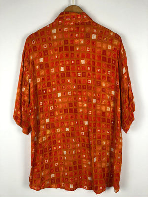 Vintage Crazy Pattern Hemd (L)